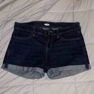 Old Navy Women's Dark Blue Denim Shorts